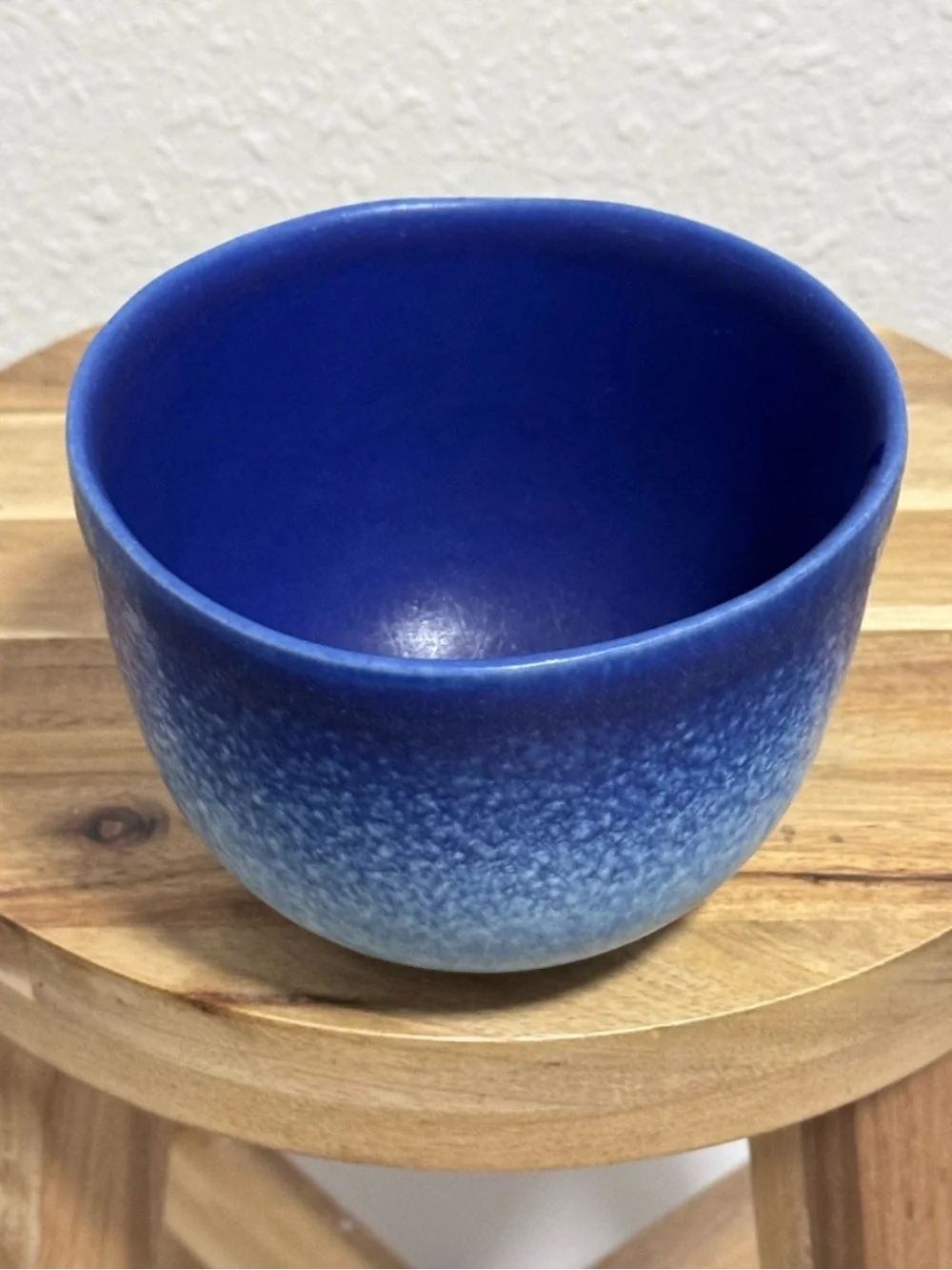 Anthropologie Dalila Ombre Bowl Azure Blue Stoneware